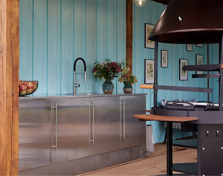 Обложка проекта: Уличная кухня Orlando designed by AWELT в беседке