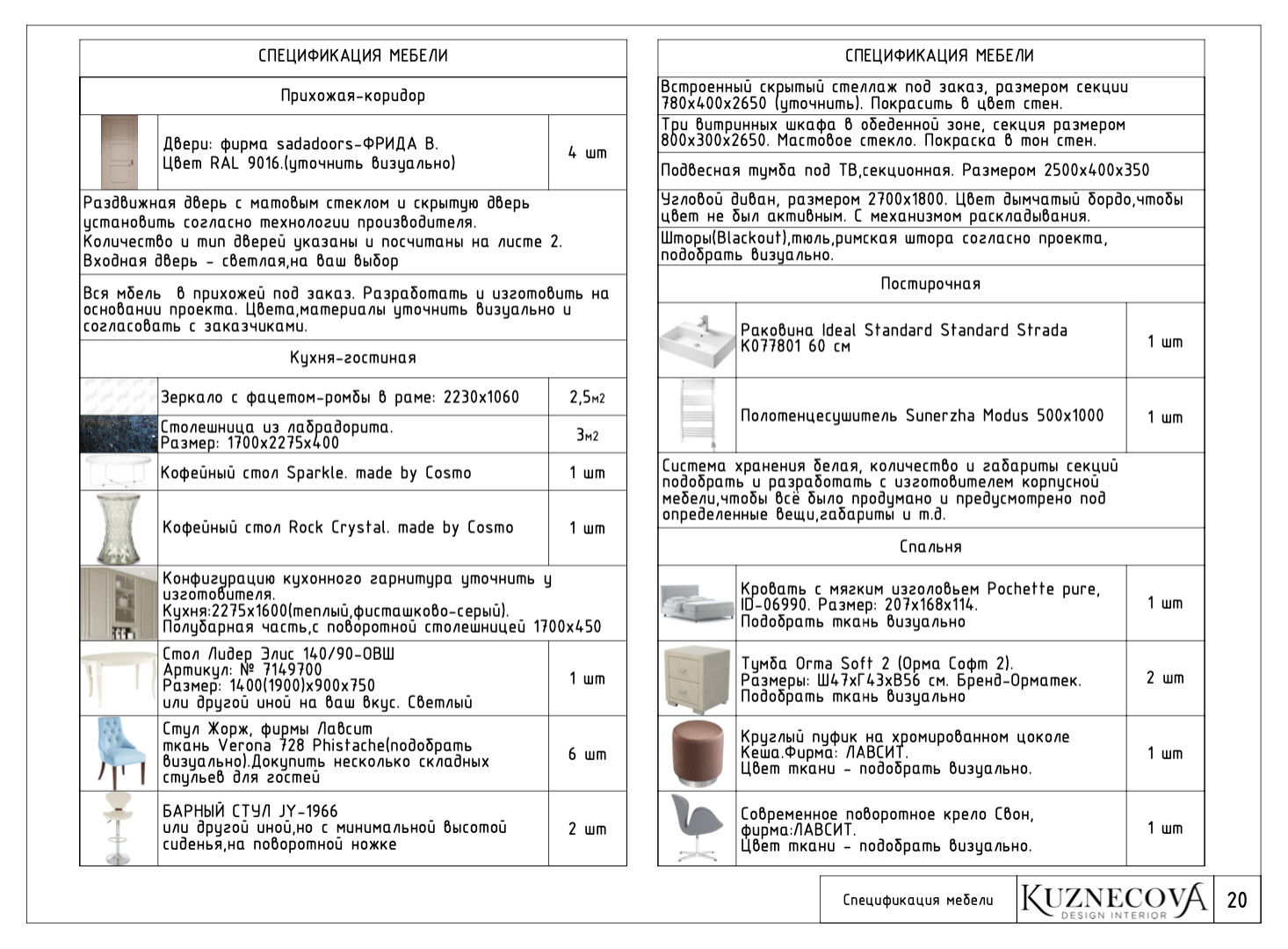 Дизайн проект квартиры 84 кв.м.
