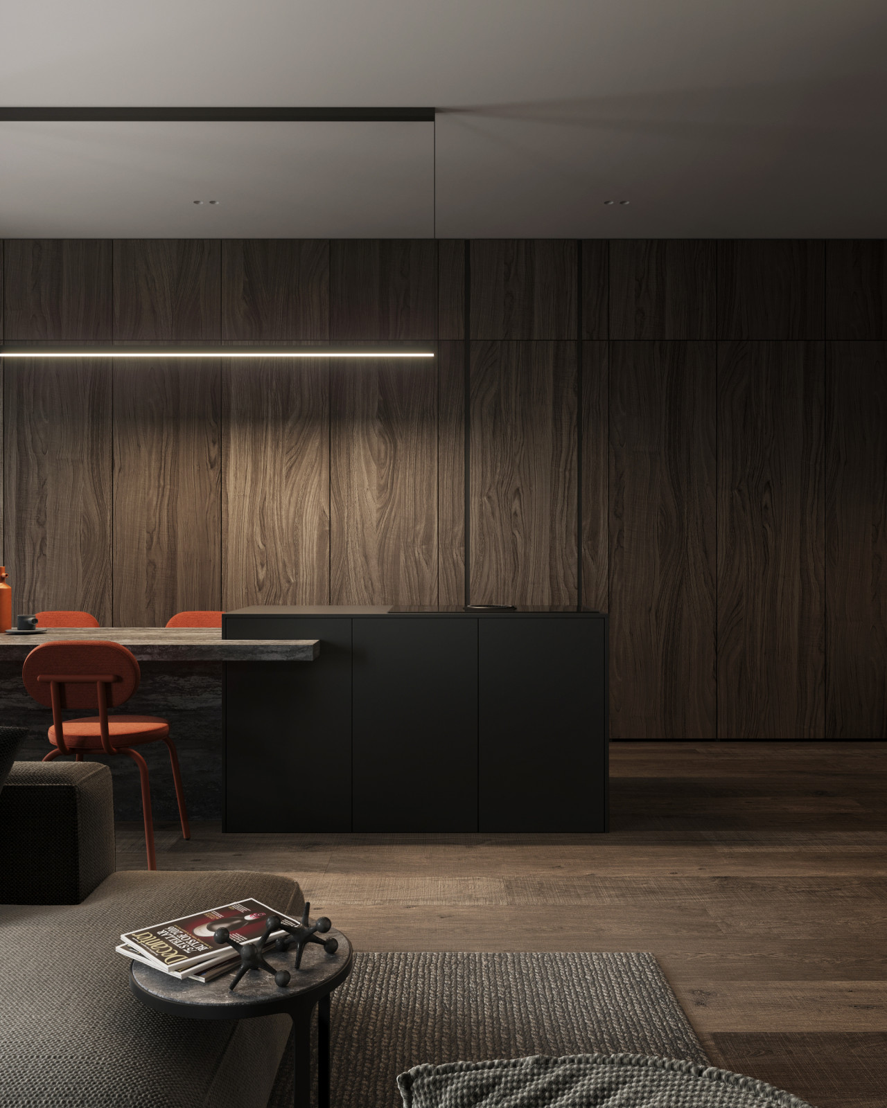 Flat in natural colours | Квартира в природных оттенках