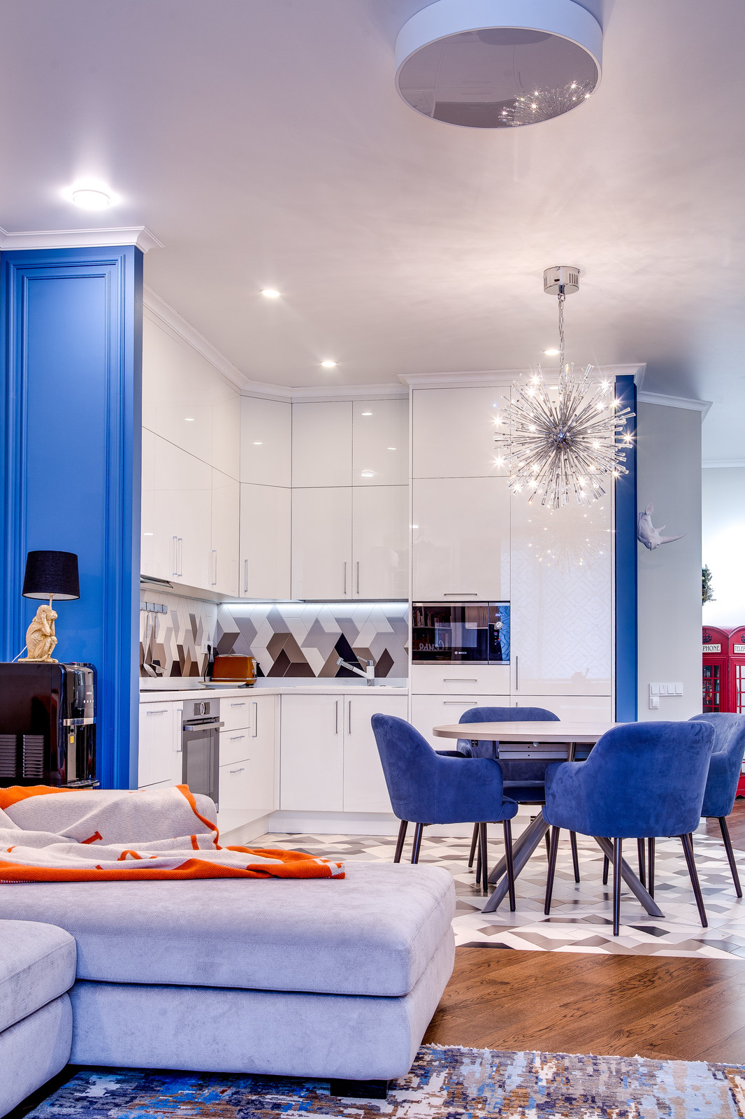 Квартира 130м2 в стиле Нео классика