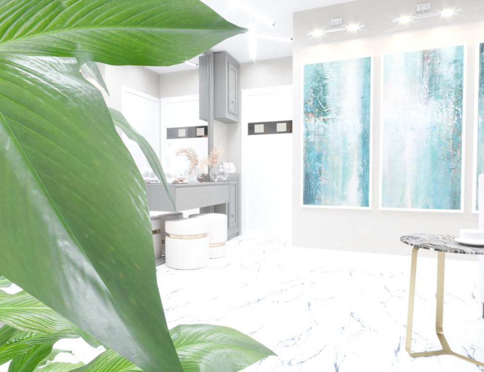 Трехкомнатная квартира 67 м.кв. современная классика