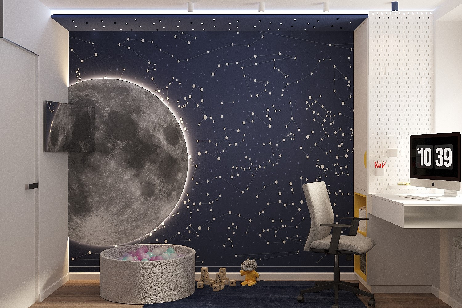 Лаконичный минимализм для молодой семьи