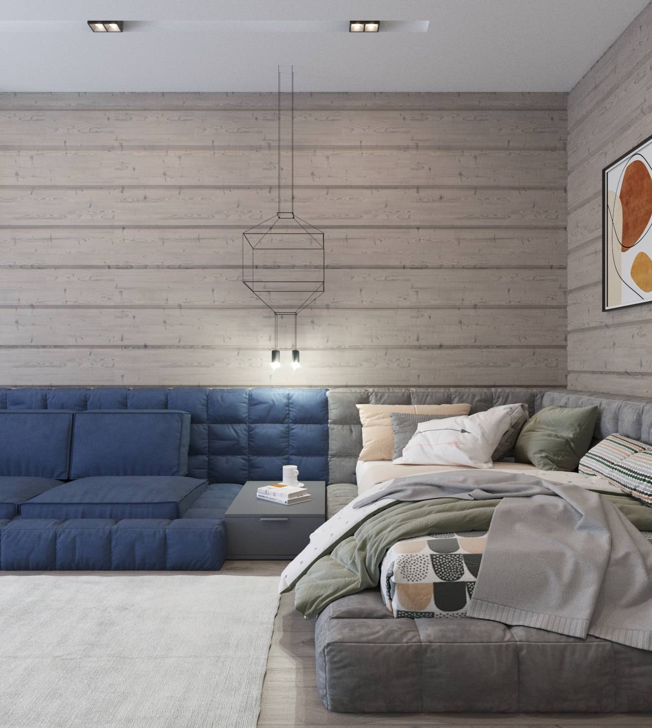 ЗАГОРОДНЫЙ ДОМ из клеёного бруса 500м2