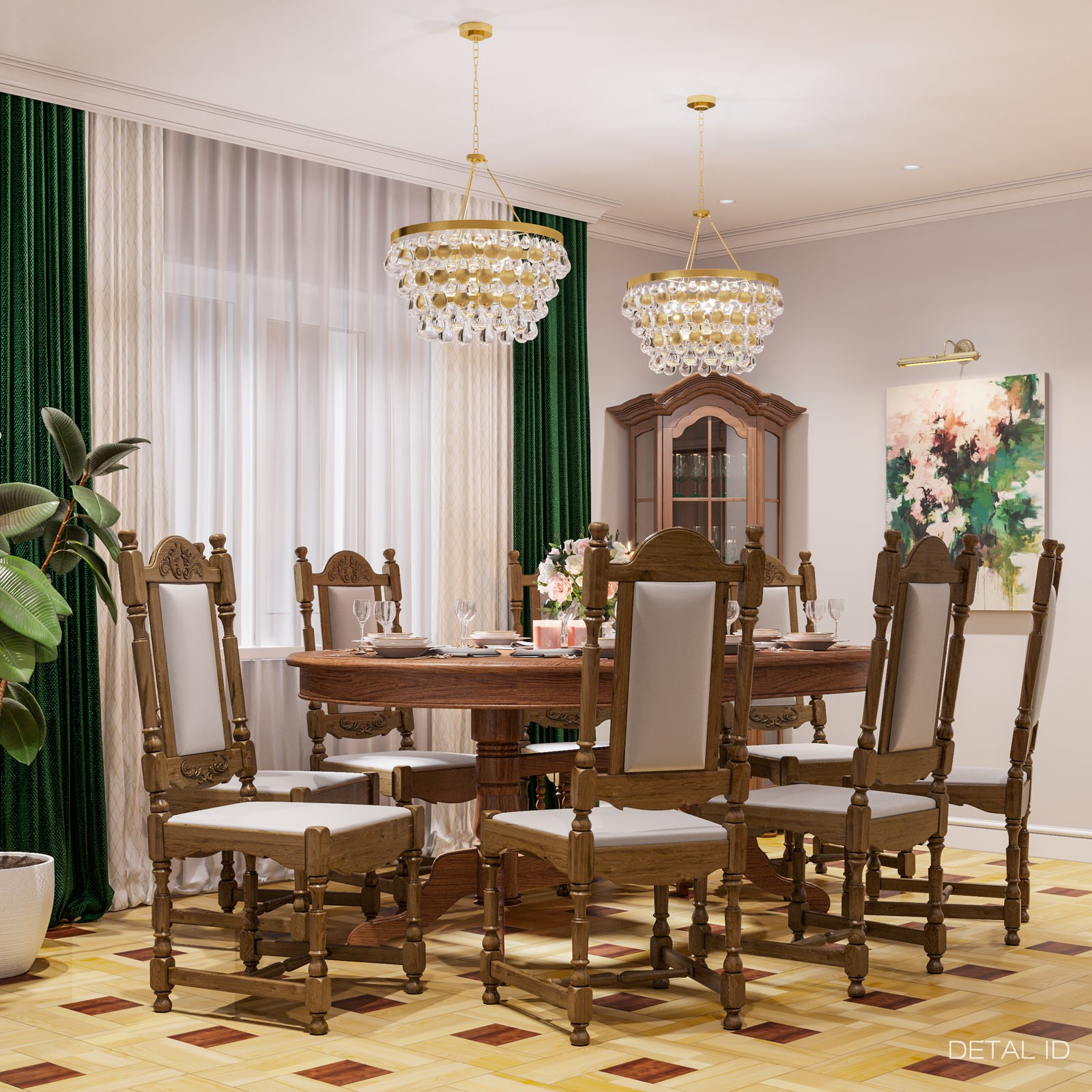 Кухня в частном доме, 24 кв.м.