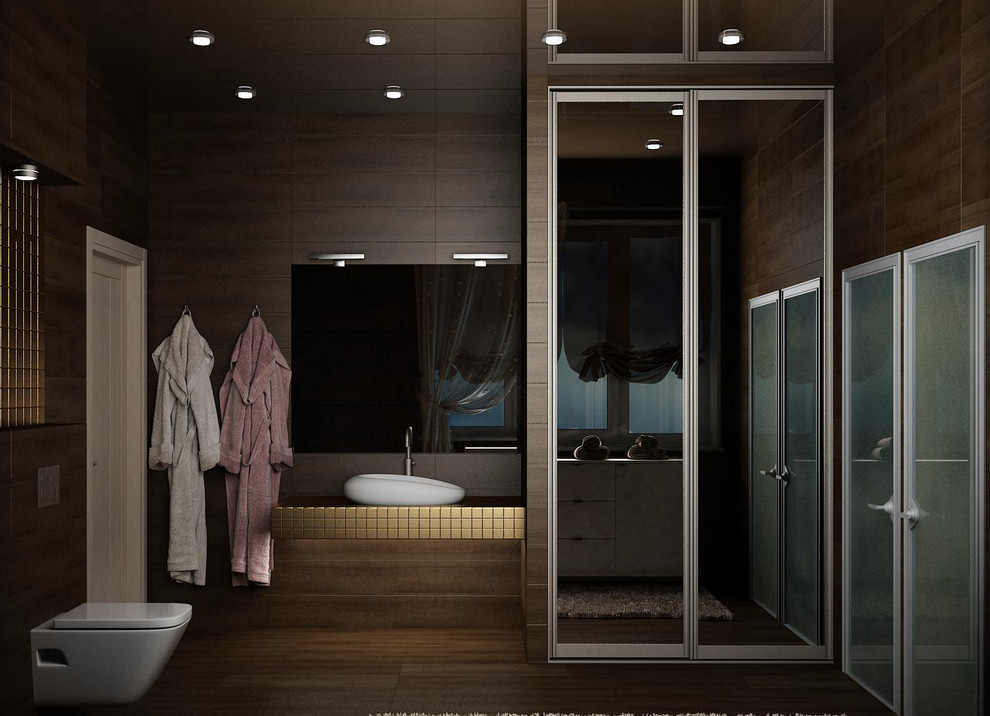 Ванная комната с сауной