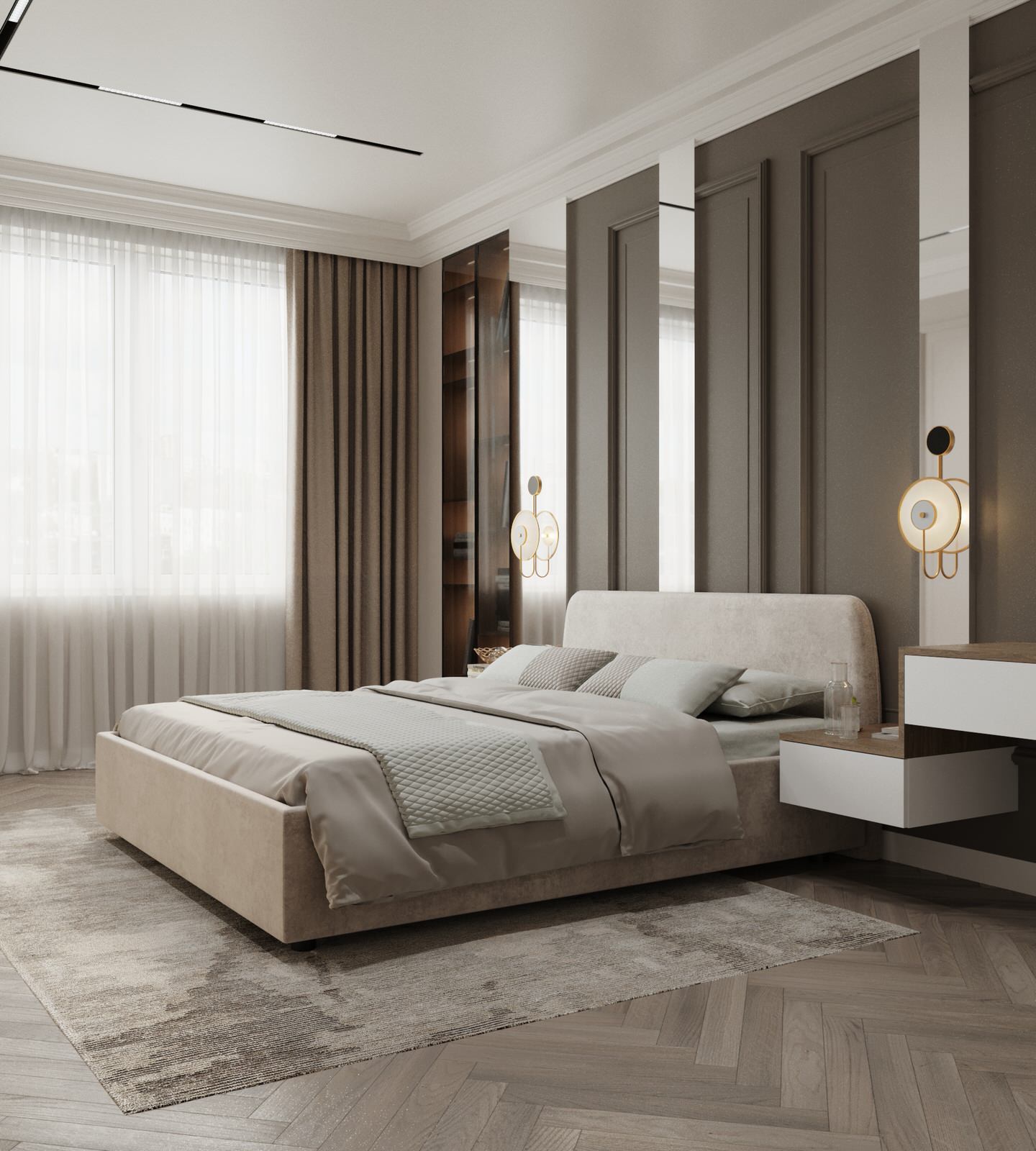 Обложка проекта: Дизайн спальни, ЖК Новоград