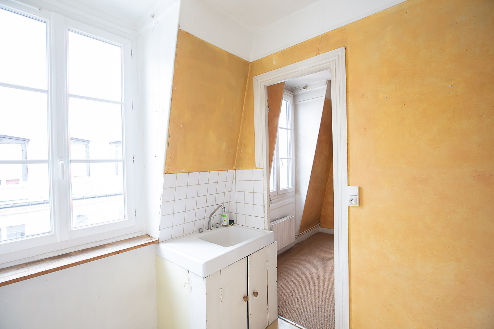 До и после: Студия 27 кв.м. в Париже