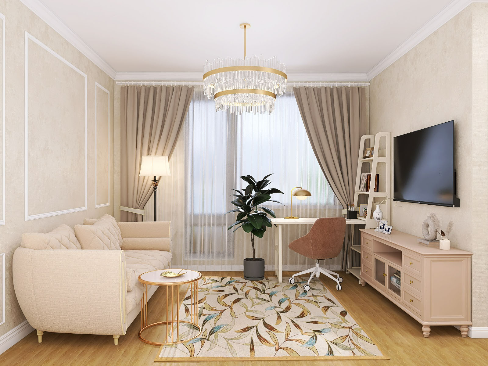 Однокомнатная квартира для пары с внуками