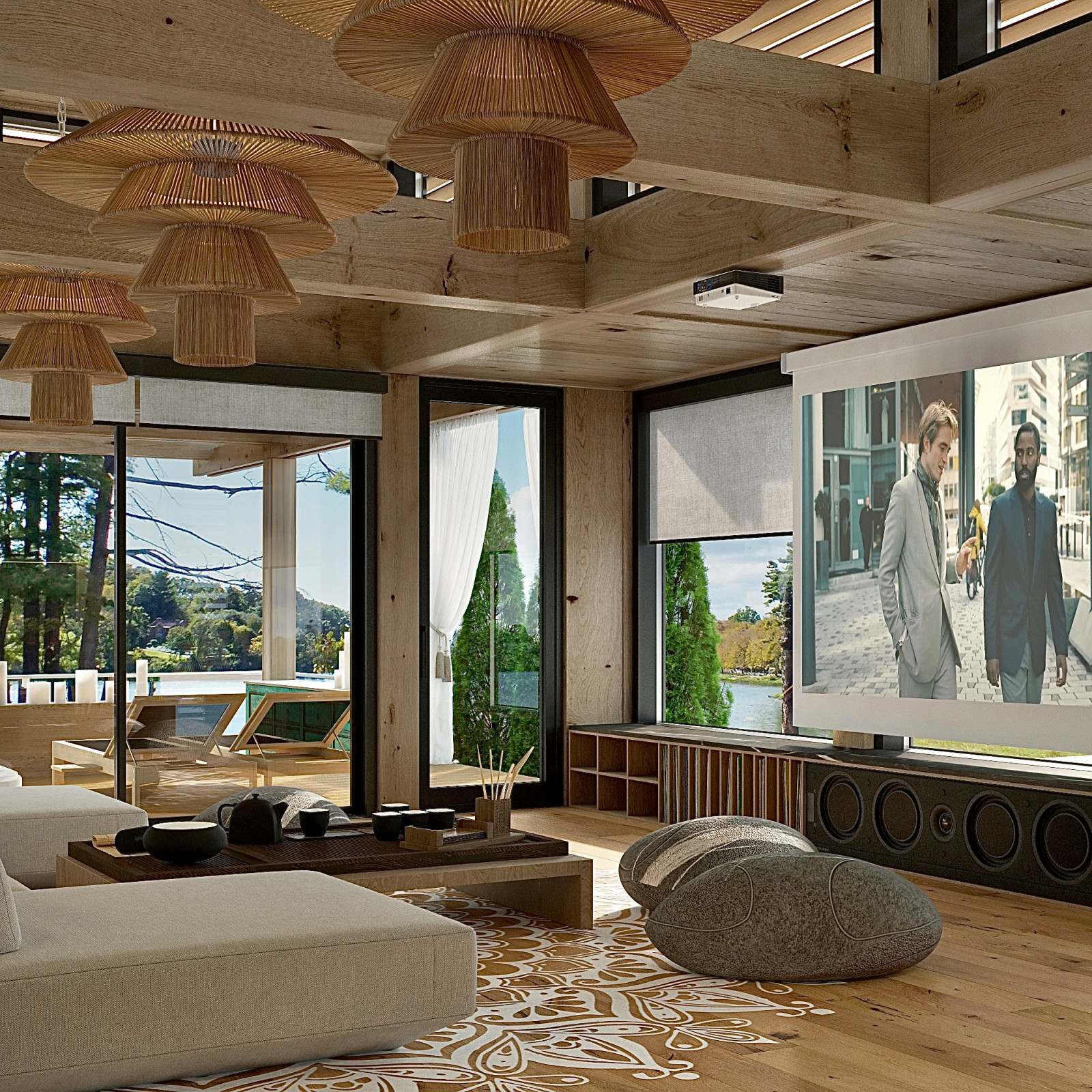 Дизайн проект интерьера загородного дома в Саратове