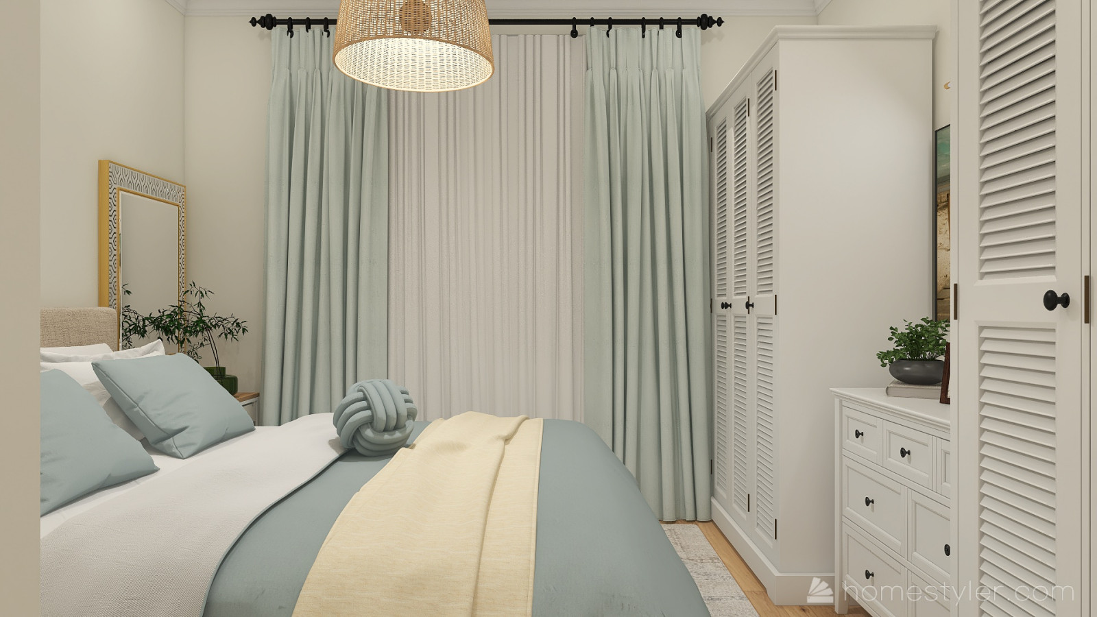 Обложка проекта: Спальня в средиземноморском стиле