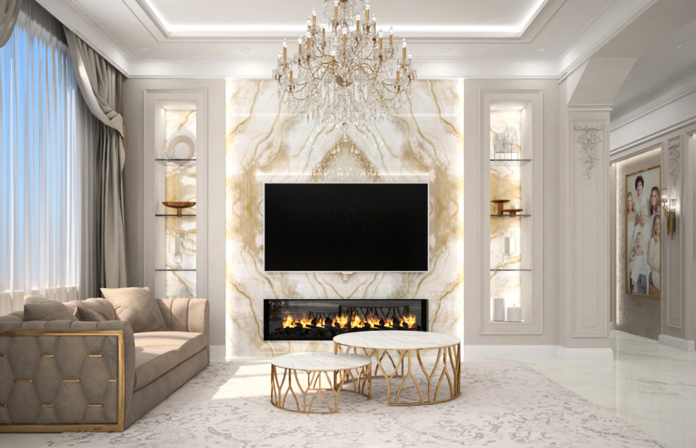 Классический дизайн коттеджа г. Пенза