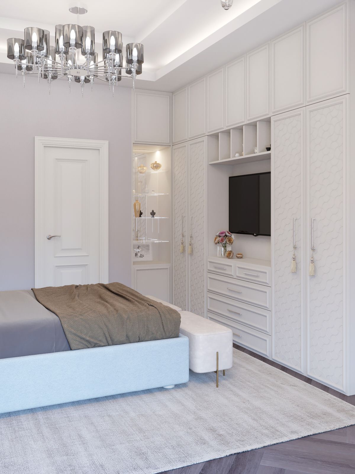 Спальня в Таун-хаусе КП Белый берег