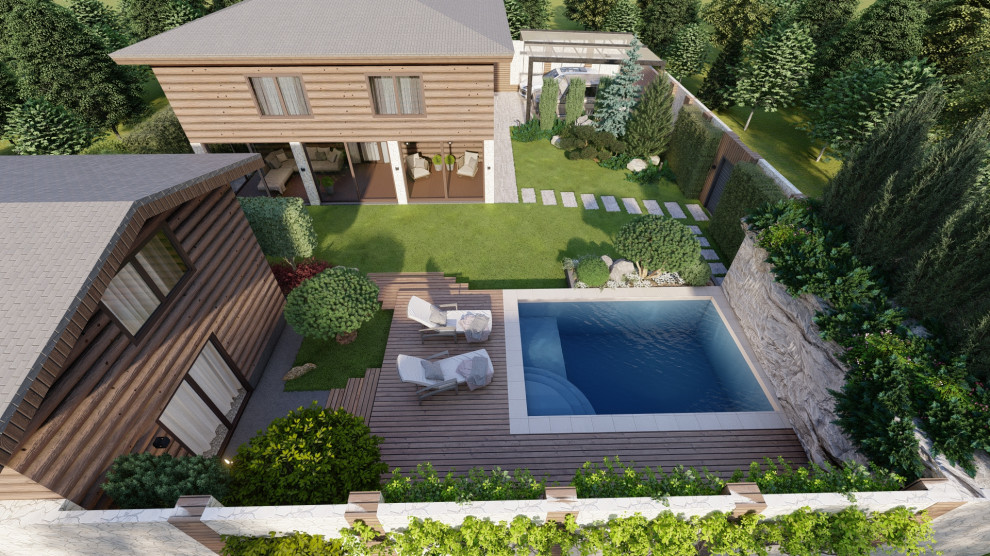 Обложка проекта: Сад: "Вечнозеленый оазис"