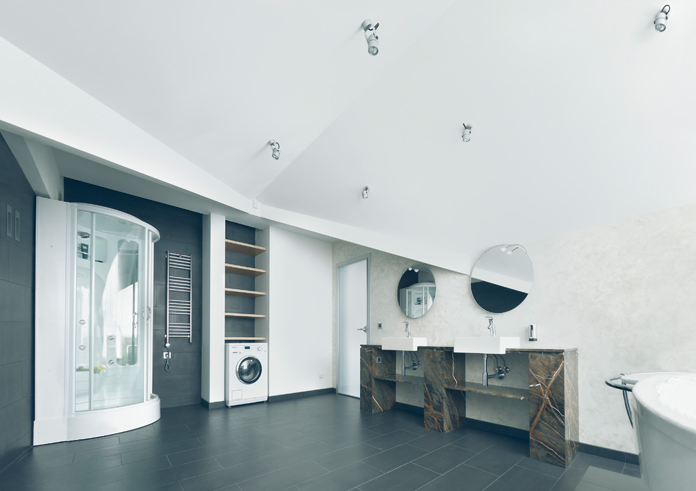 Ванная комната на мансарде