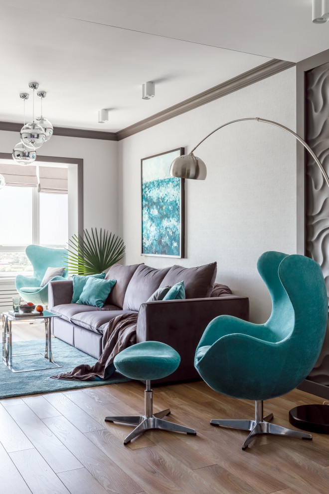 Гостиная с балконом