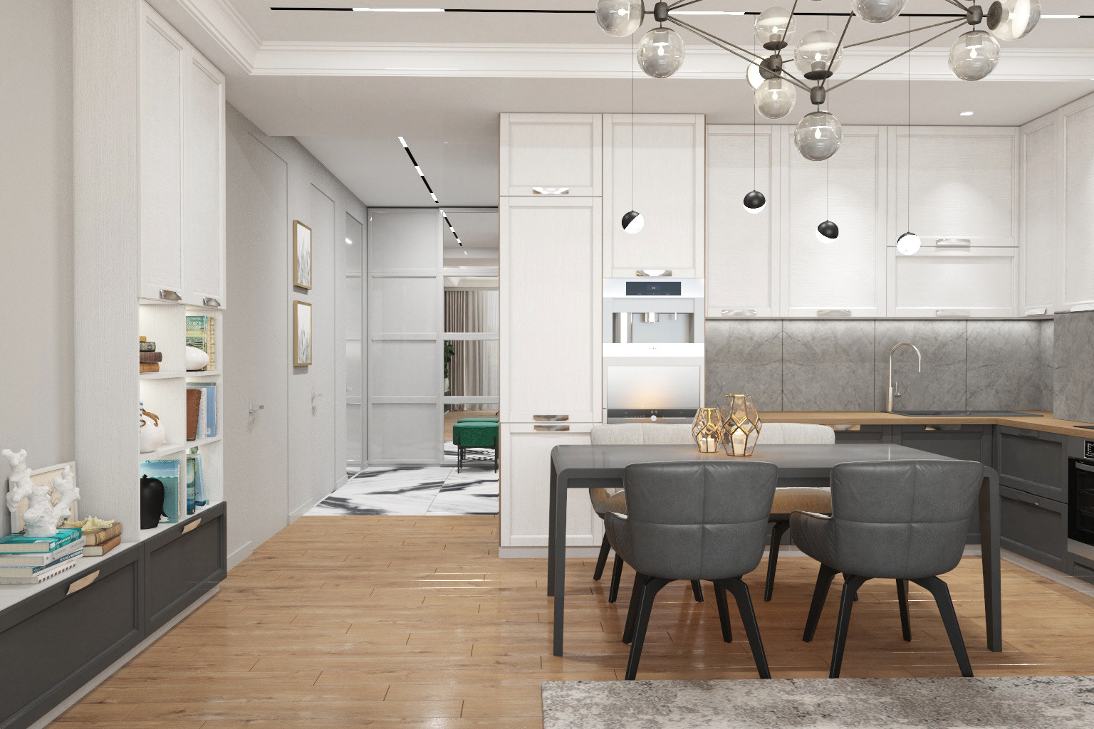 Обложка проекта: Монохром и дерево