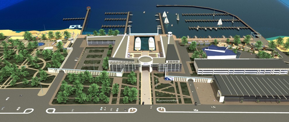 Обложка проекта: Яхт-клуб Посейдон