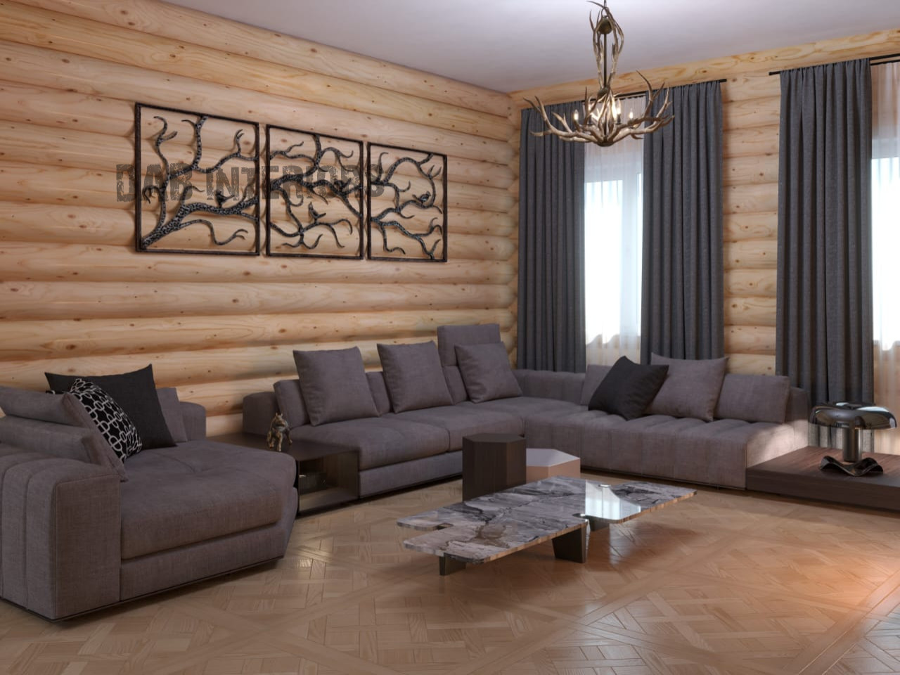 Дизайн-проект загородного дома