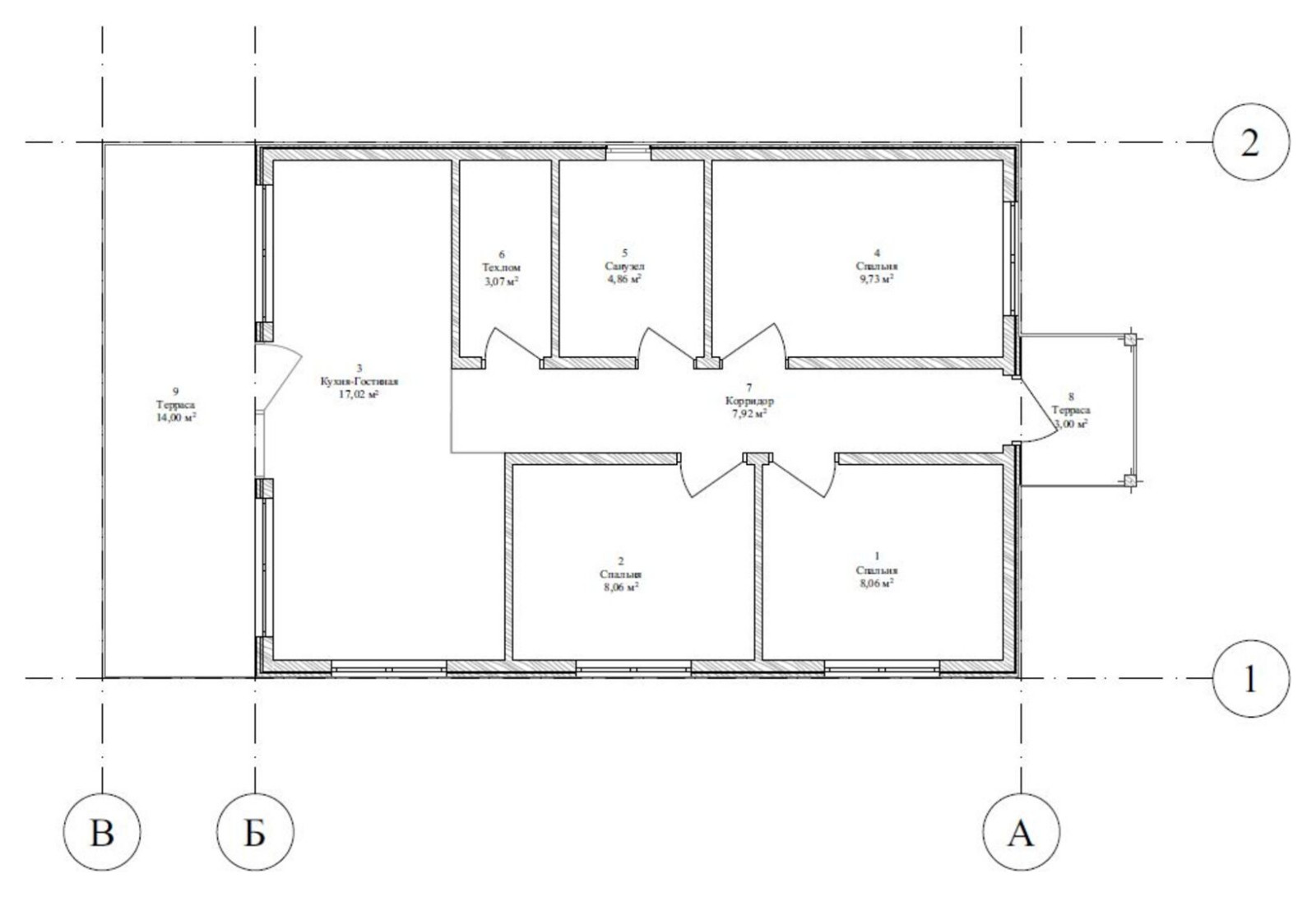 Архитектурный проект дома "Белоостров"