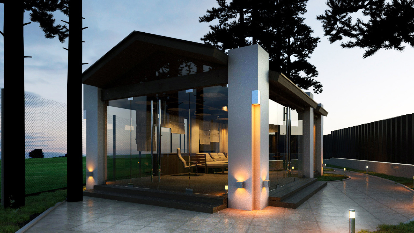 Частная беседка