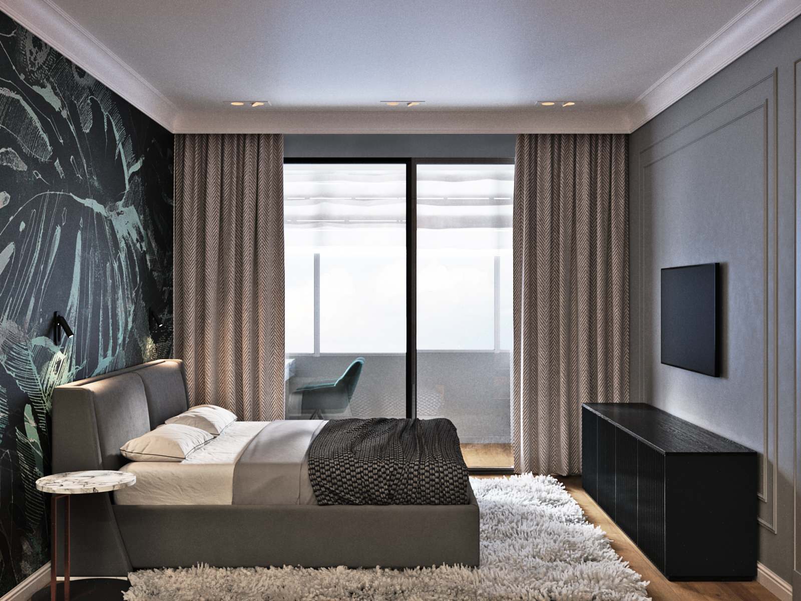 Эскизы квартиры на Соколе