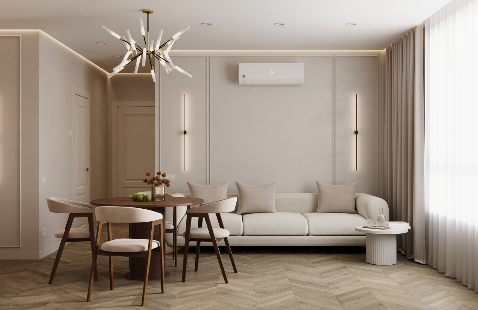 Обложка проекта: Дизайн двухкомнатной квартиры в современном стиле