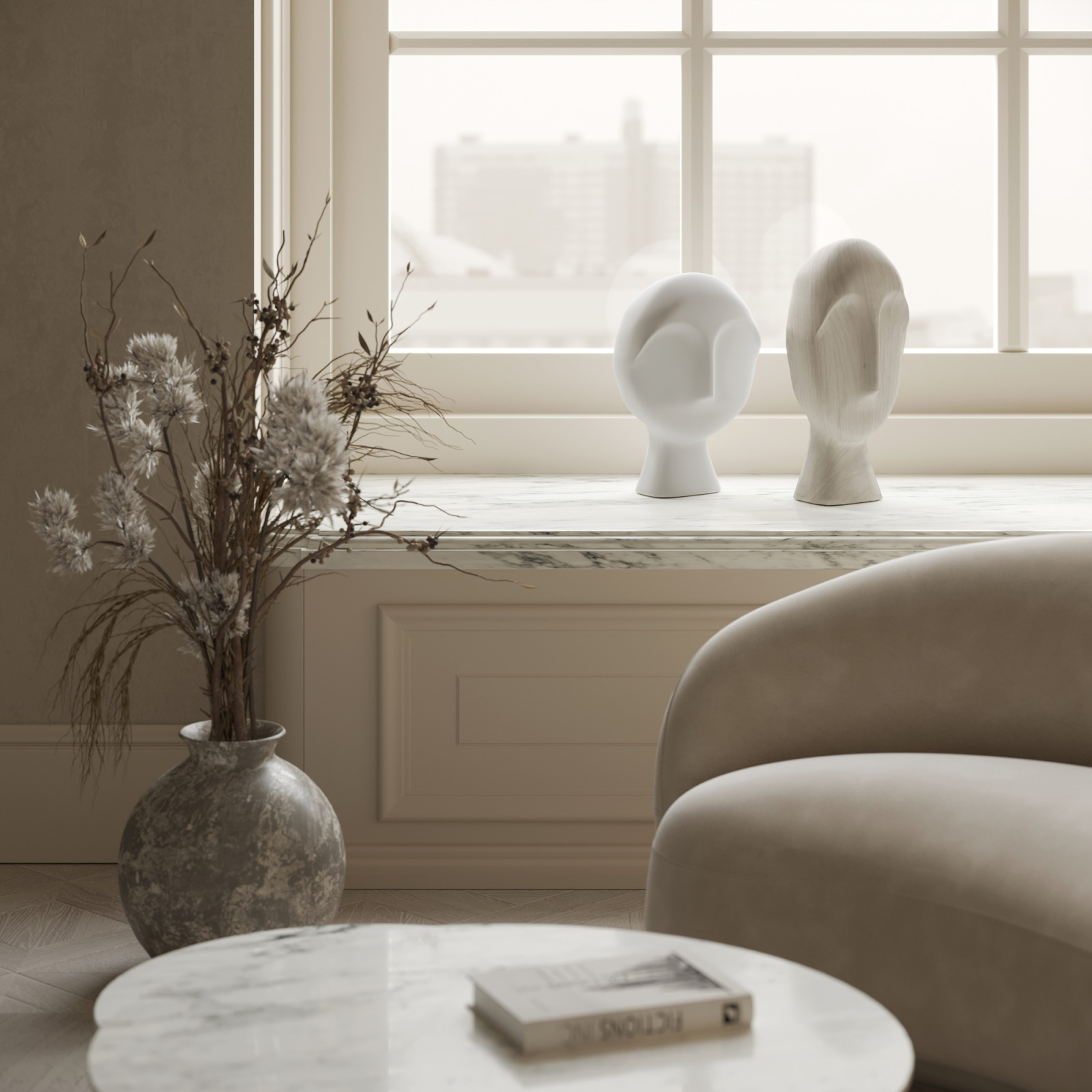 Гостиная в скандинавском стиле