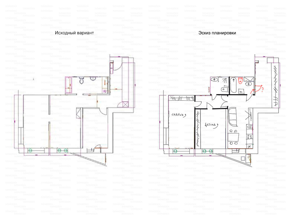 Идеи перепланировки для многокомнатных квартир