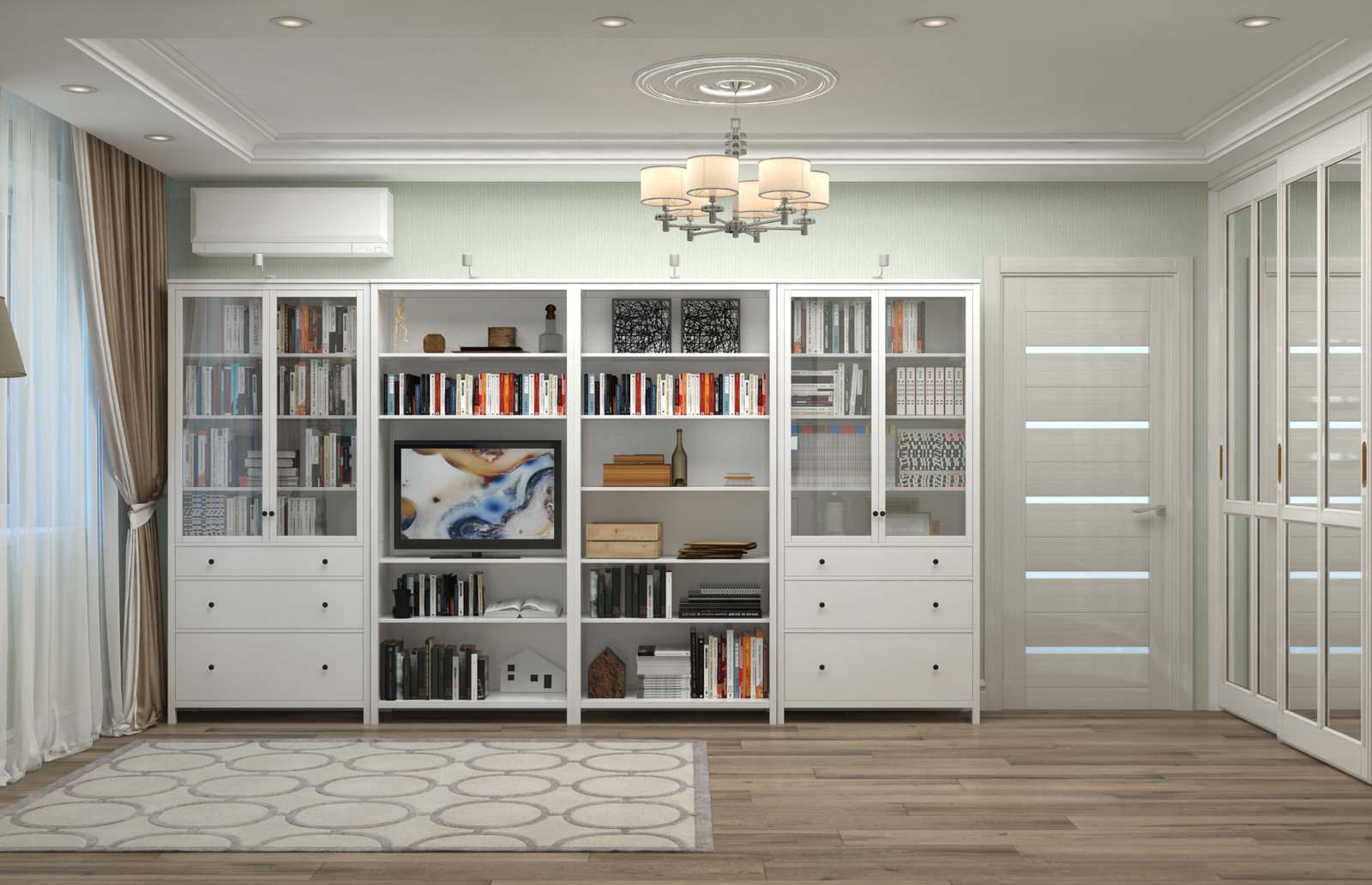 Дизайн проект гостиной в г. Жуковский