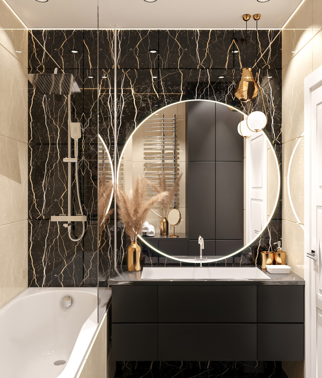 Обложка проекта: Квартира, 77 кв.м., ЖК Красный Аксай