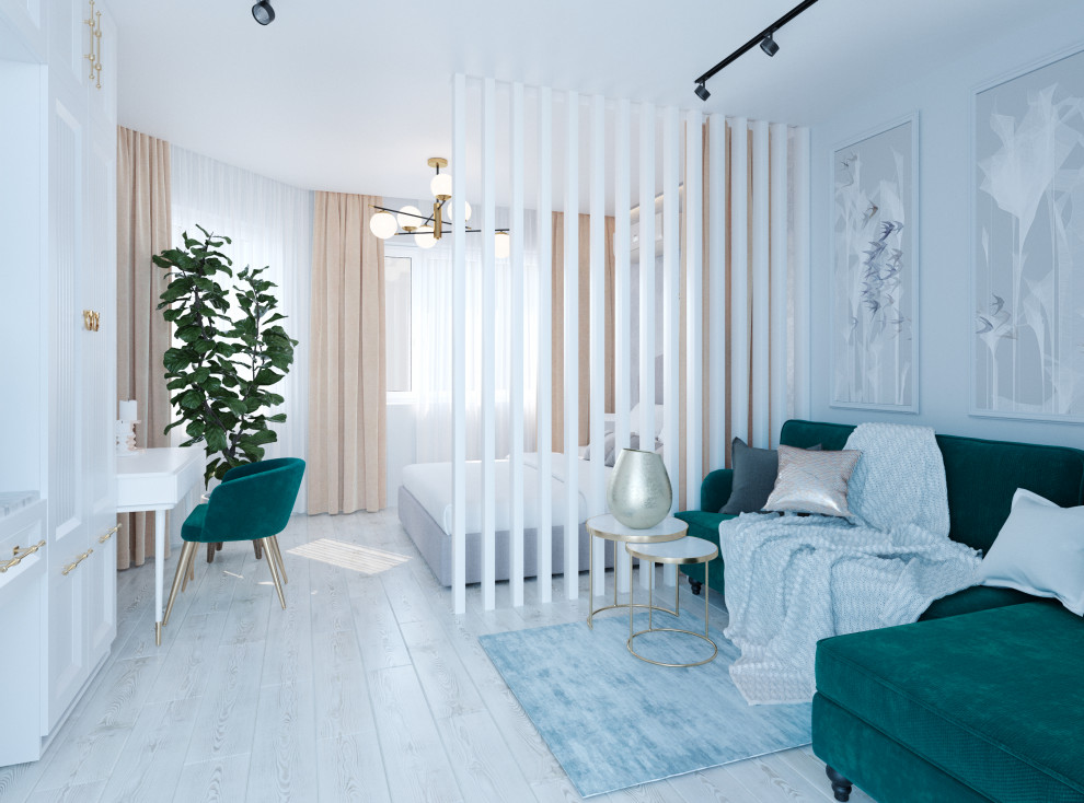 Обложка проекта: Спальня-гостиная