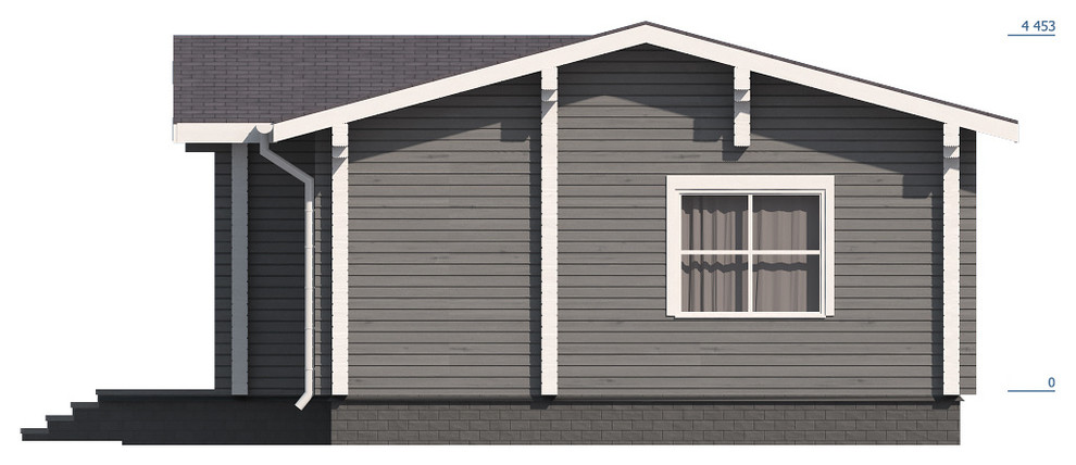 Обложка проекта: Дом из профилированного бруса "Яхрома"