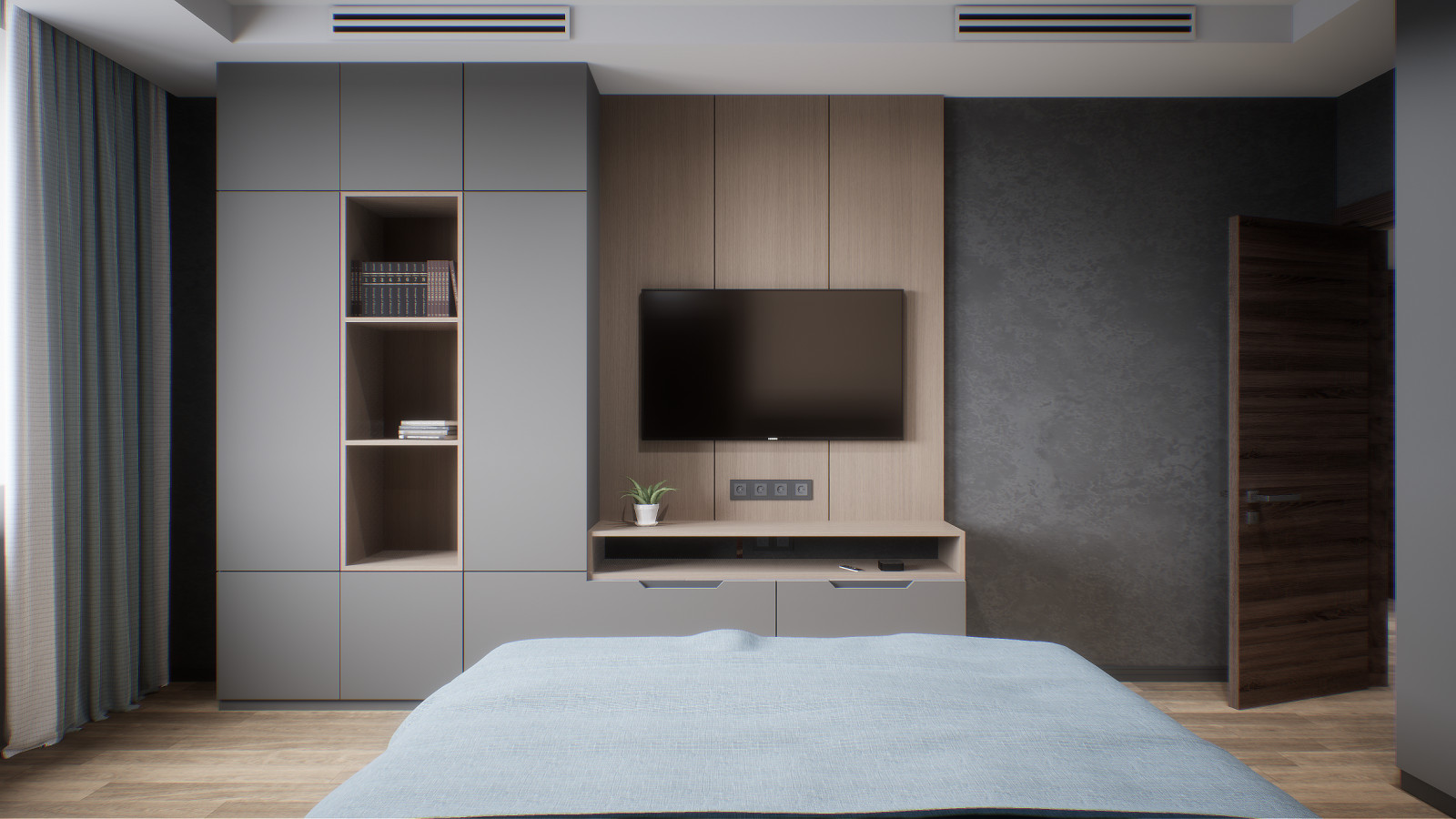 Трехкомнатная квартира в центре Москвы