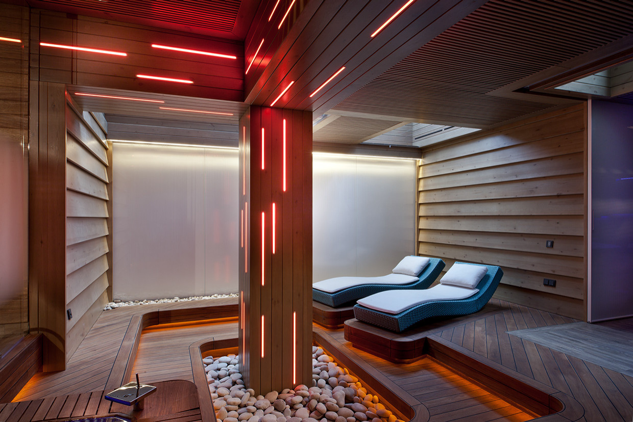 Частный спа- комплекс в загородной резиденции