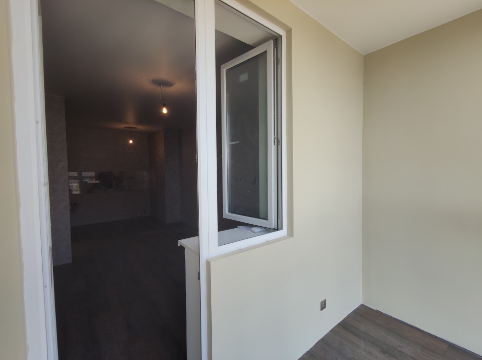 Кухня вид с балкона в ЖК Одинбург