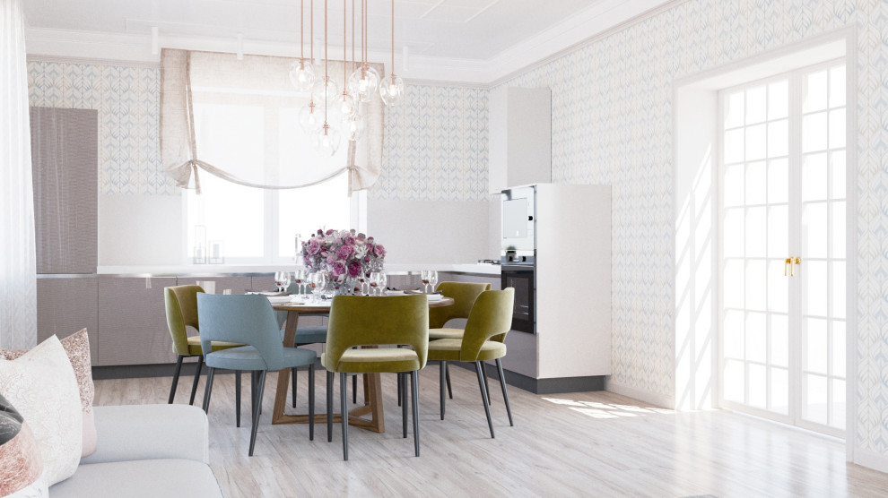 Обложка проекта: Интерьер коттеджа для молодой семьи с маленькими детьми