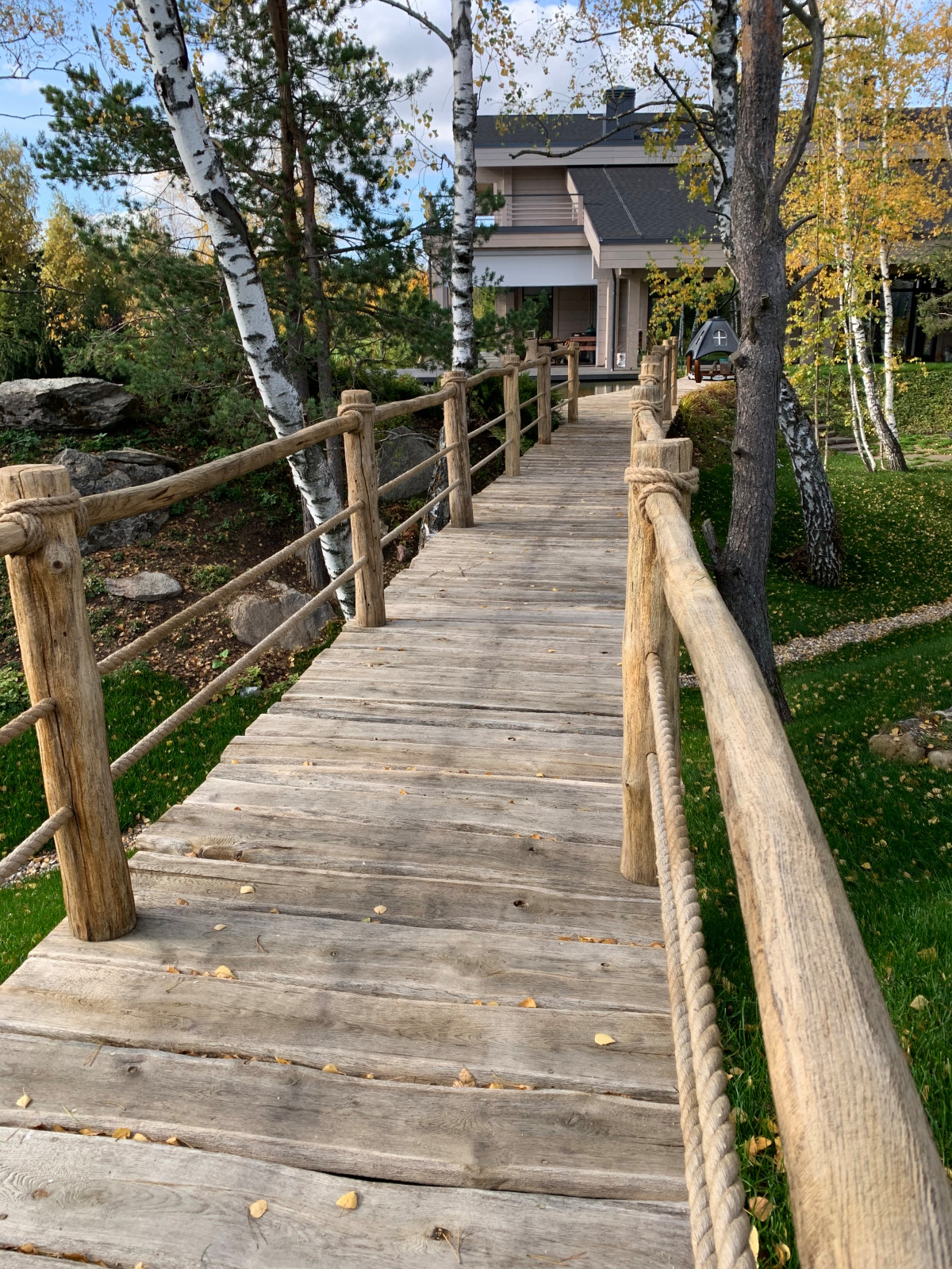 Проект сада с водоемом