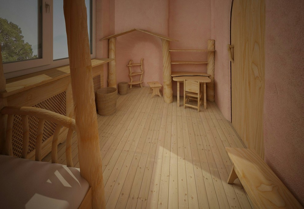 Детская комната для девочки-дошкольницы