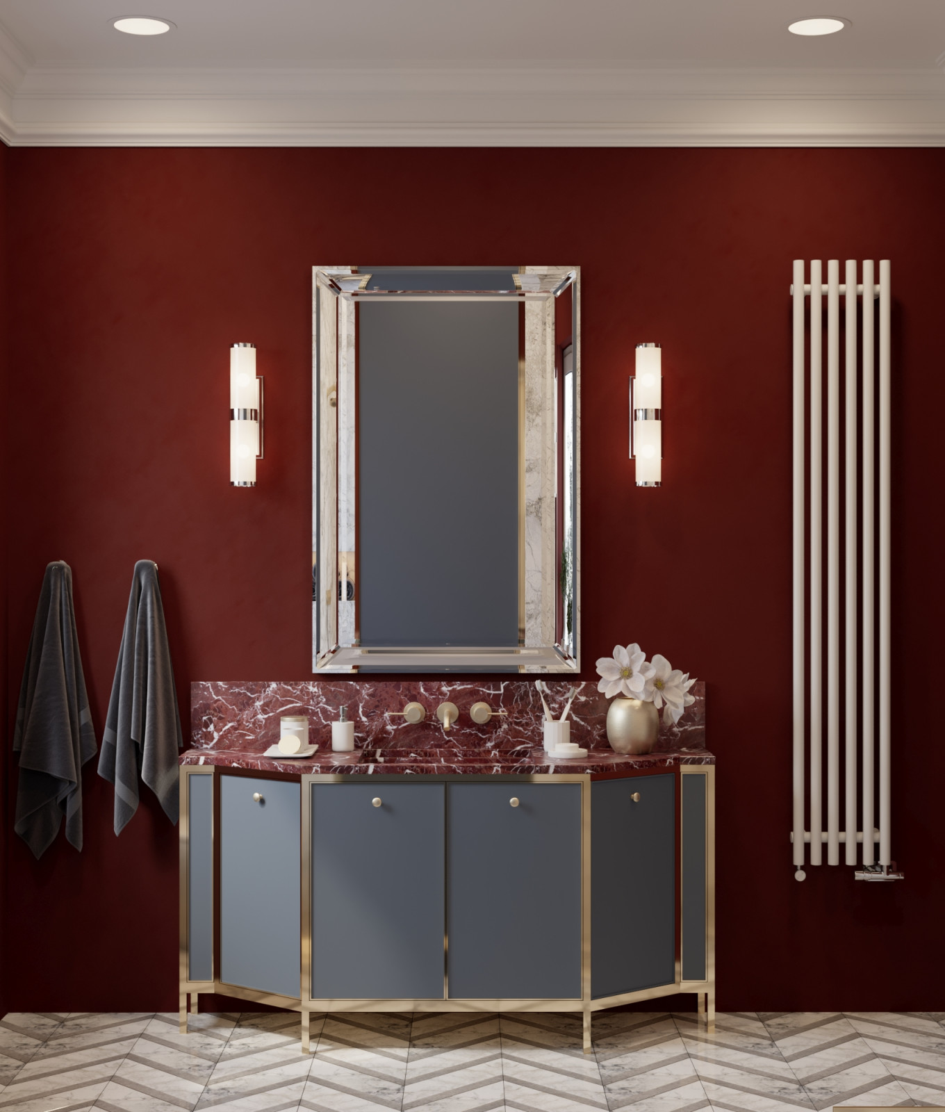 Мансардная квартира, Современная классика