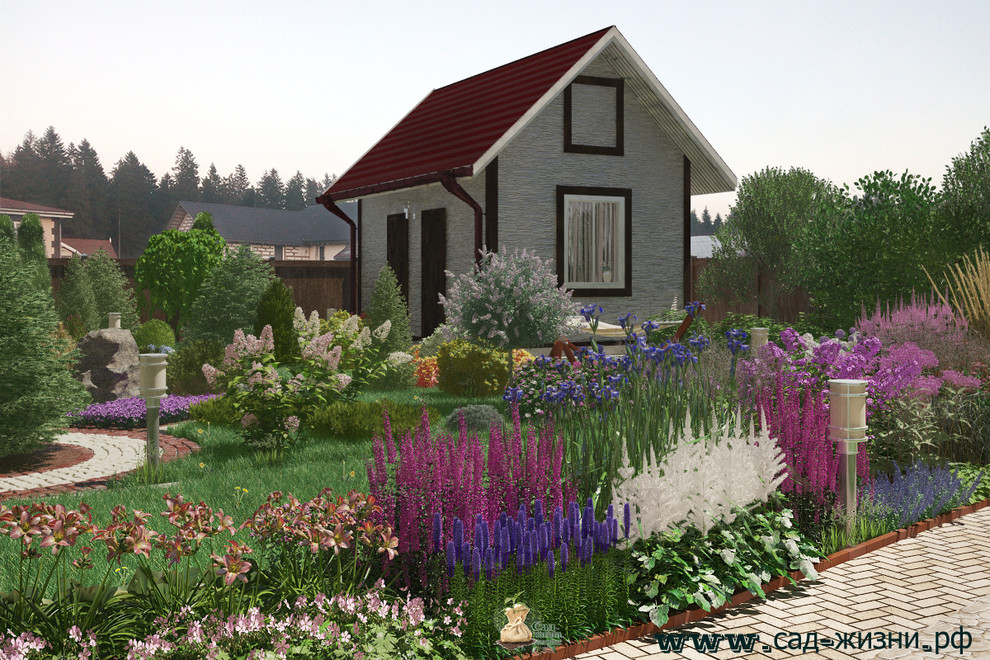 Дизайн частного участка в г. Малый Петербург