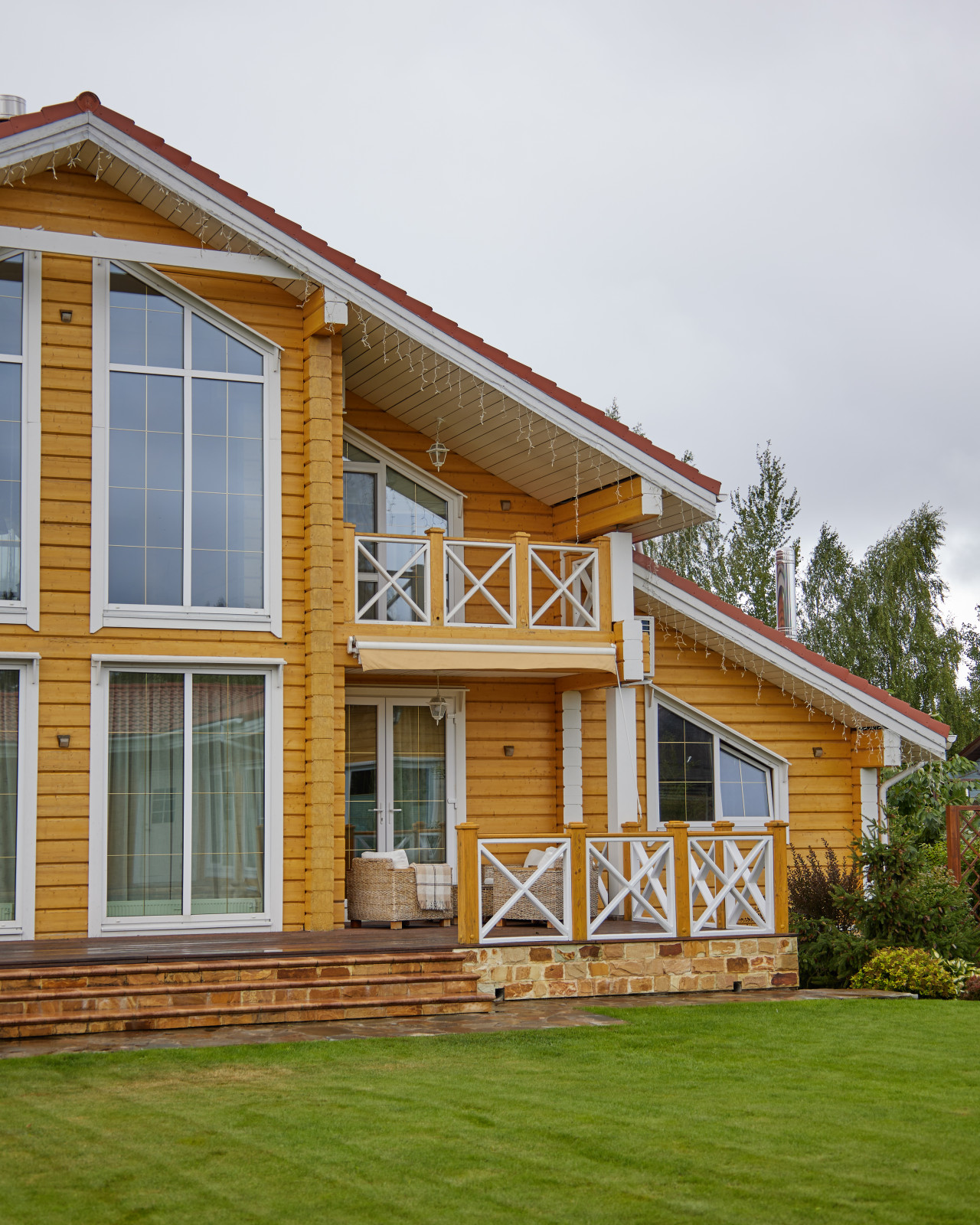 Загородный дом из бруса