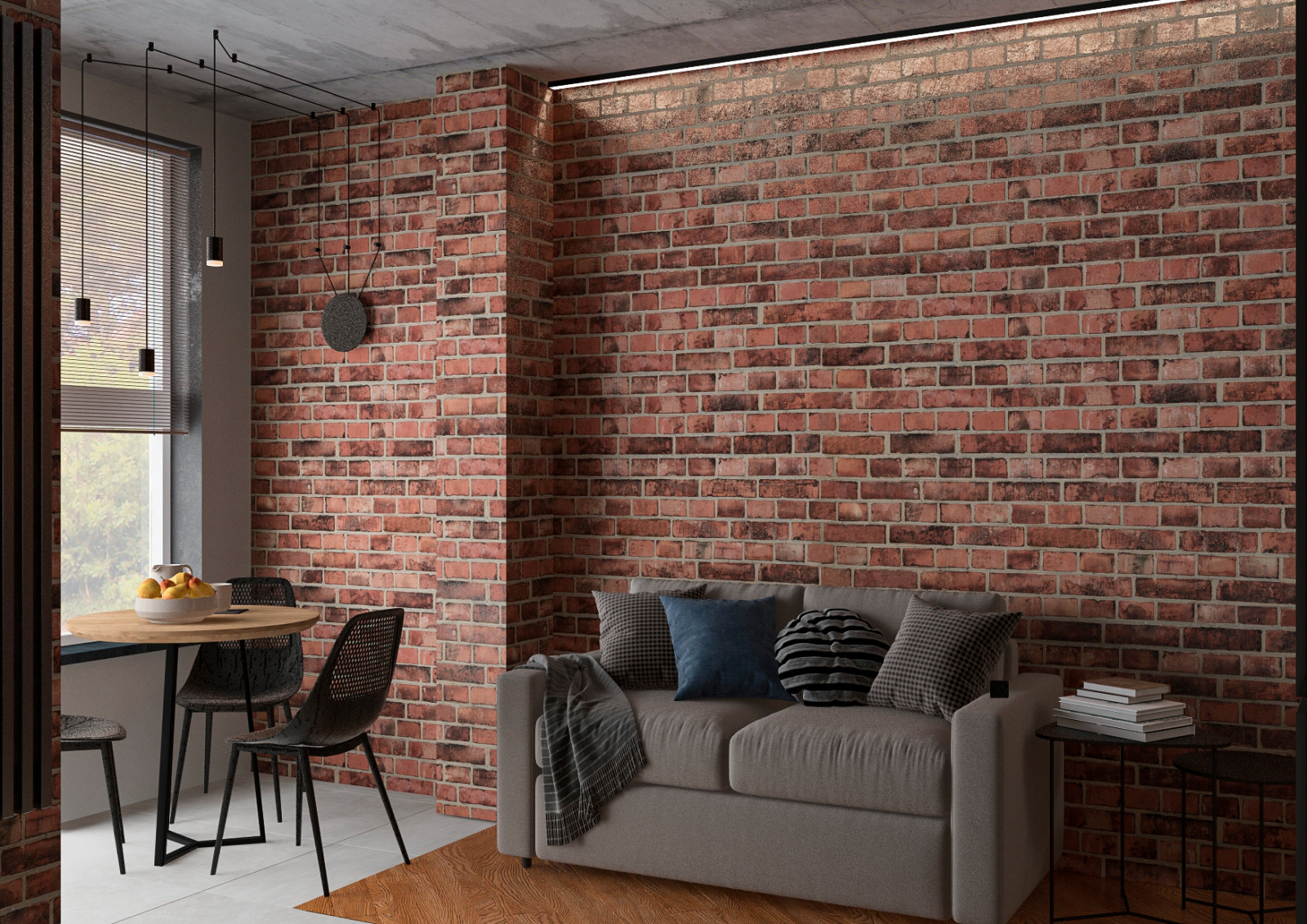 Обложка проекта: Дизайн интерьера квартиры студии "Квартира для сдачи в аренду. Konigsberg. ЖК Ун