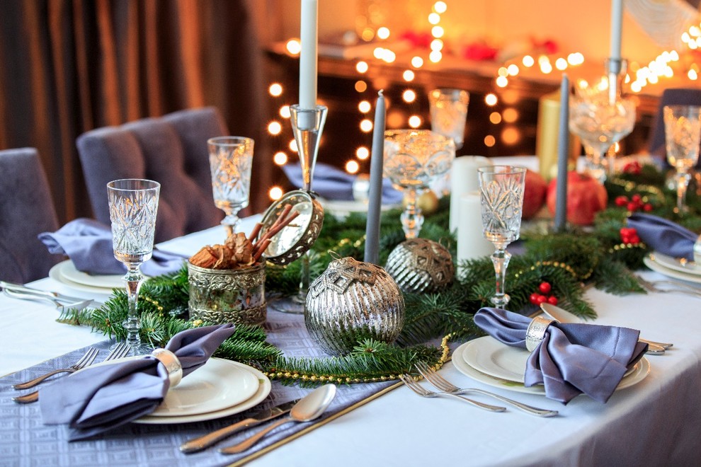 Обложка проекта: Сервировка новогоднего стола 2018 год