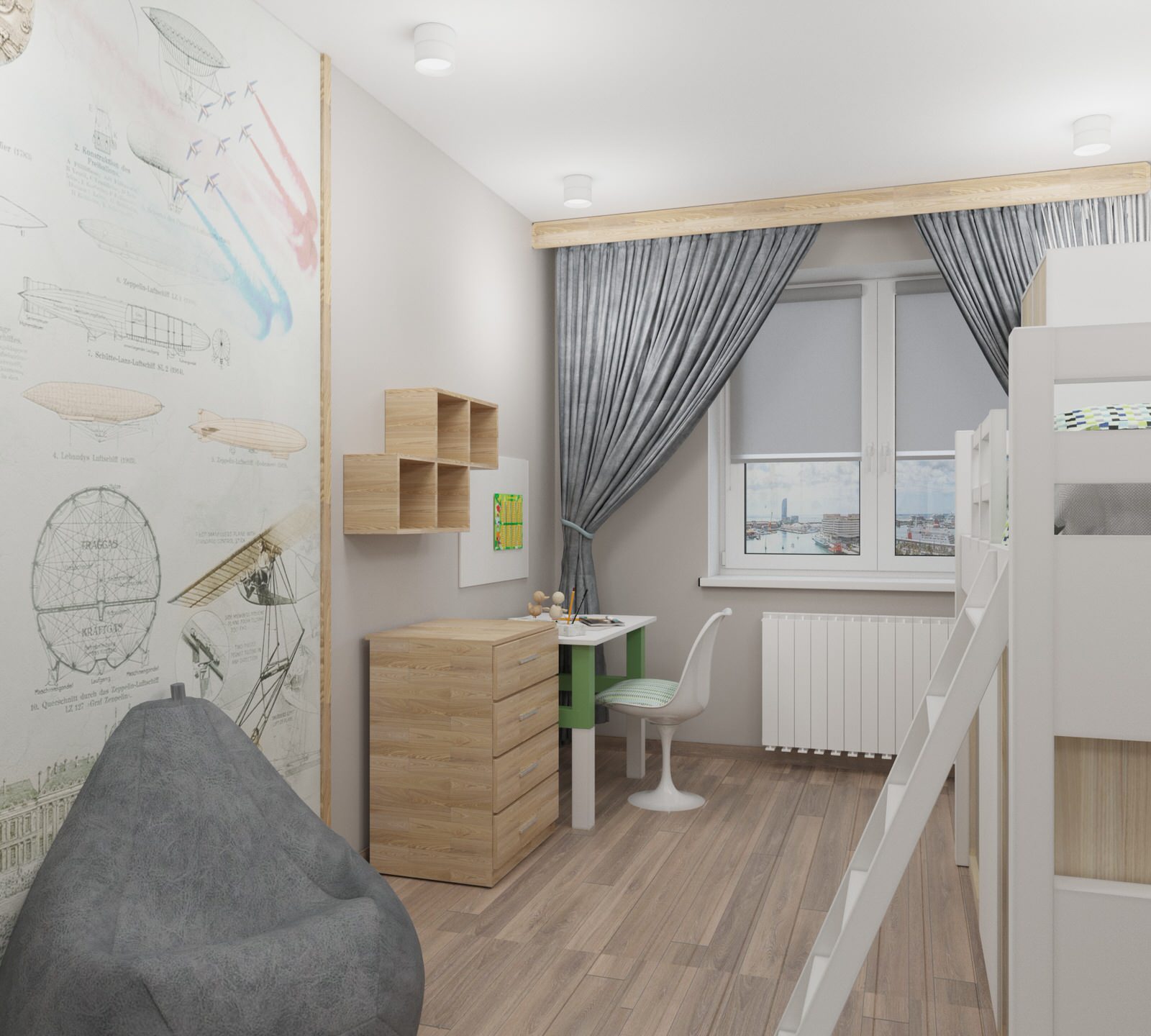 Квартира в современном стиле со скандинавским настроением