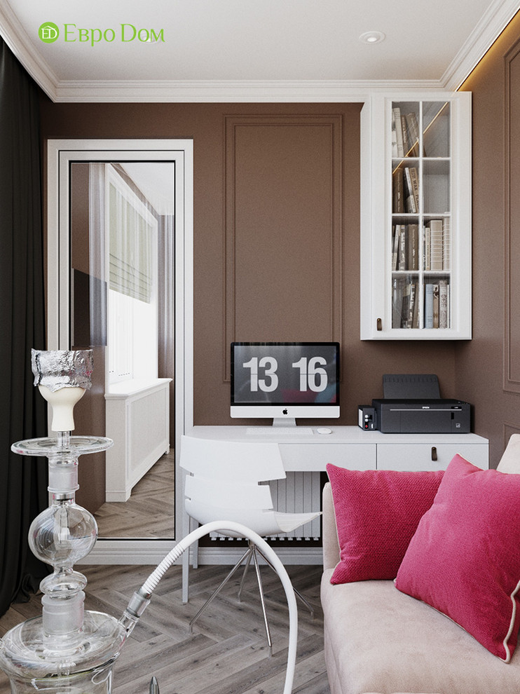 Дизайн четырехкомнатной квартиры 110 кв. м в стиле неоклассика. Фото проекта