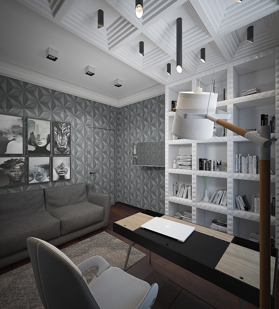 Загородный дом (280 кв.м.) для семьи с тремя детьми. Ар-деко + Современный стиль