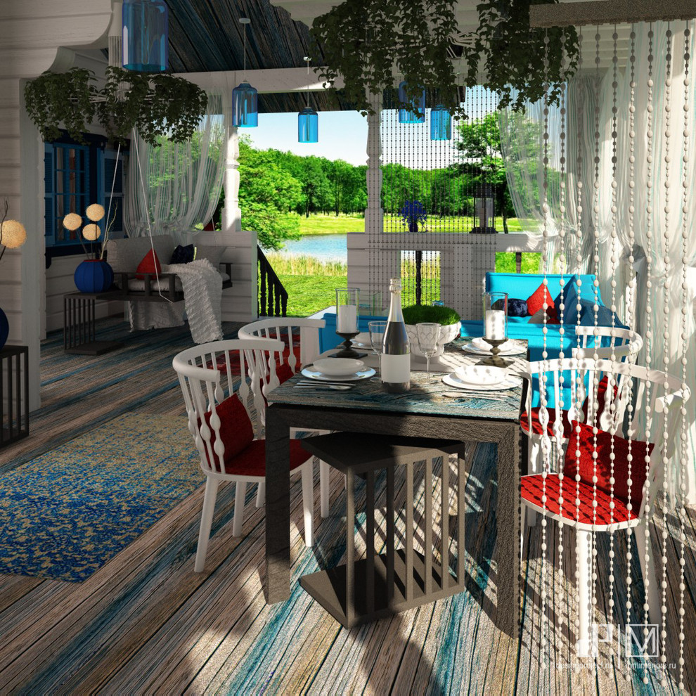 Обложка проекта: Терраса подмосковного дома