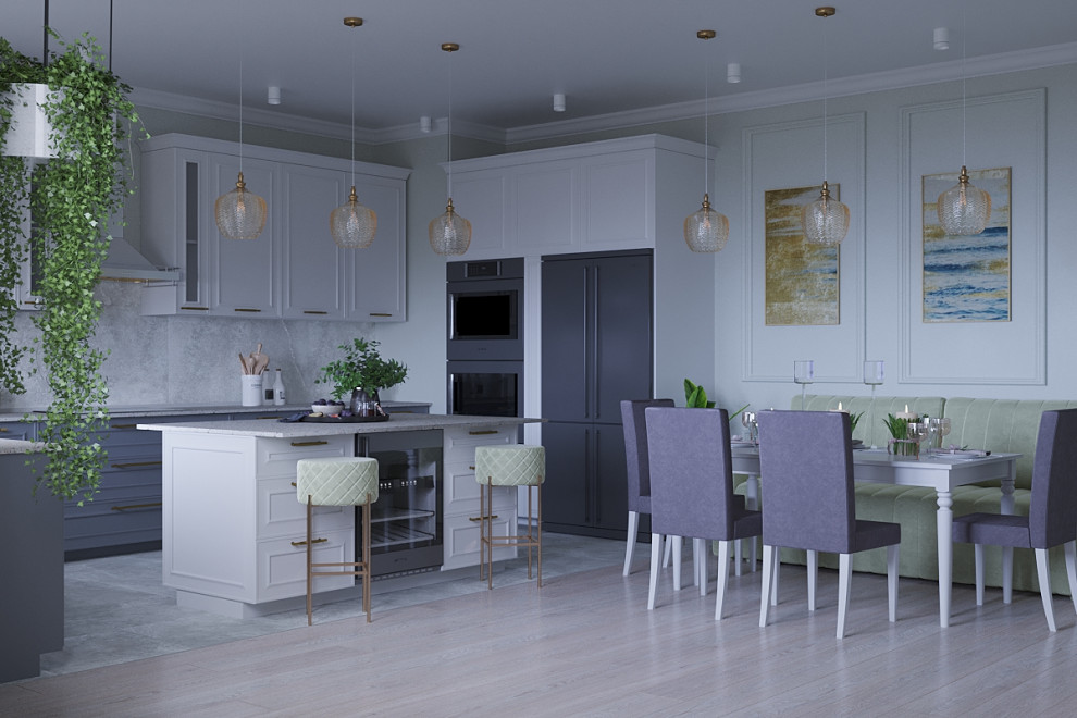 Кухня в неоклассическом стиле