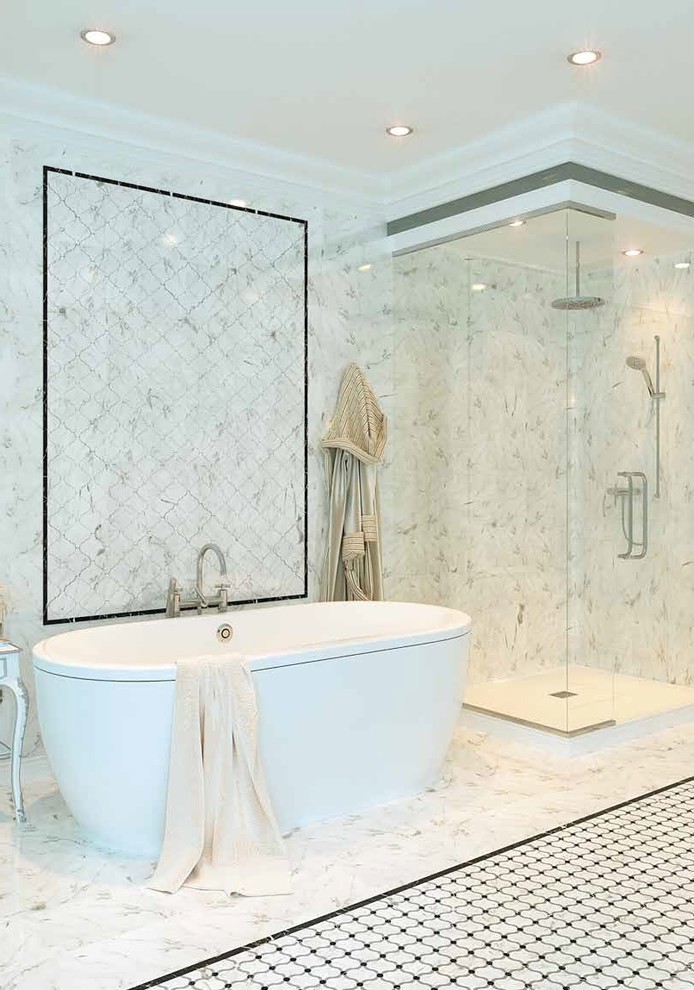 Мозаика из натурального камня в интерьере