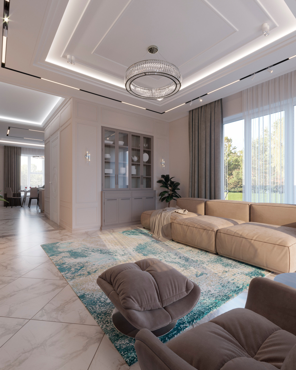 Коттедж в стиле современной классики